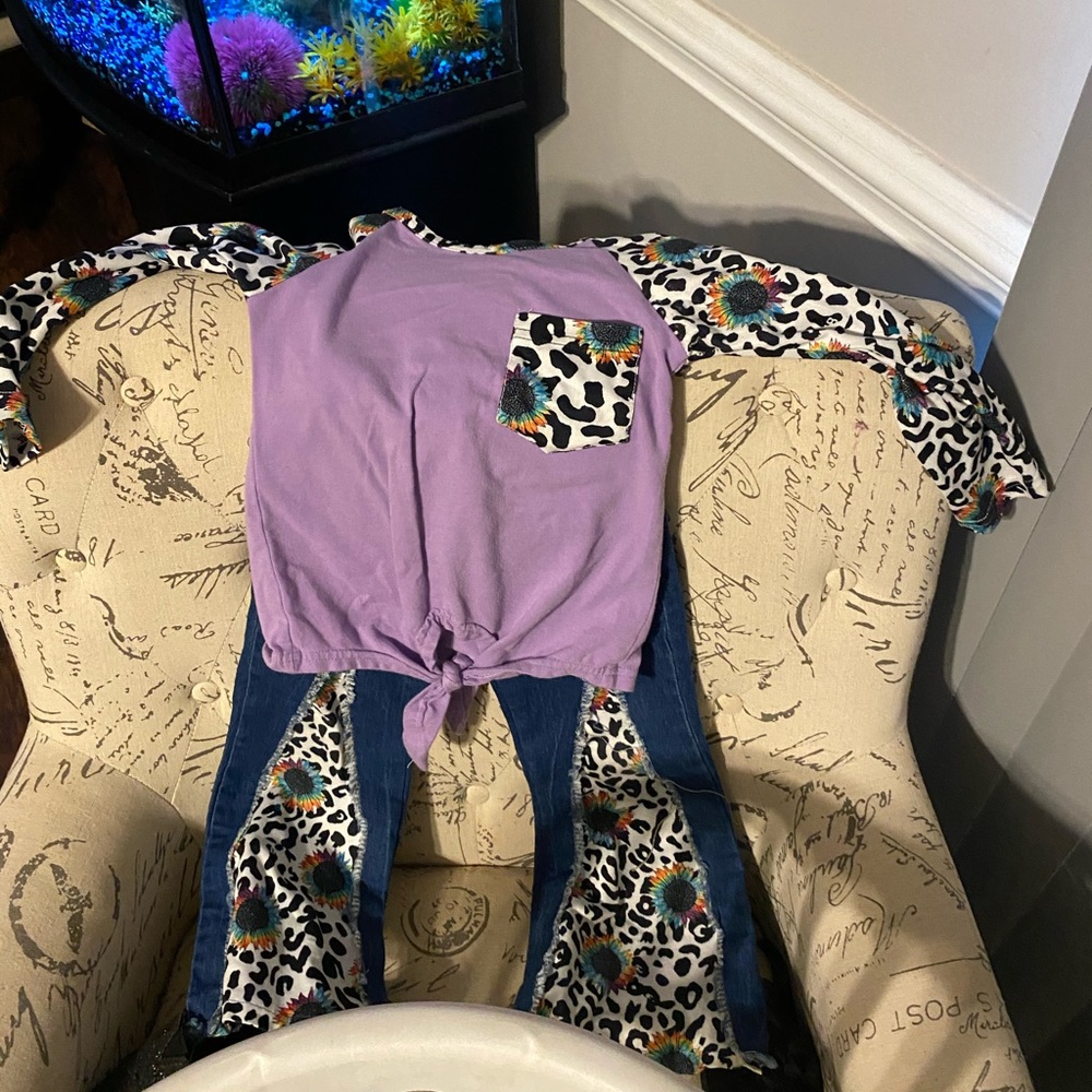 Shirt and jeans outfit